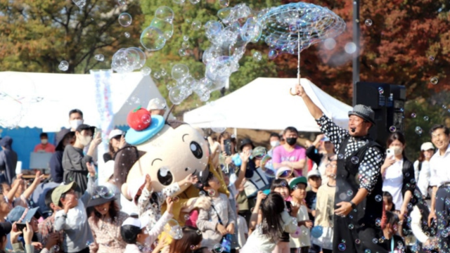 子供向けシャボン玉ショー