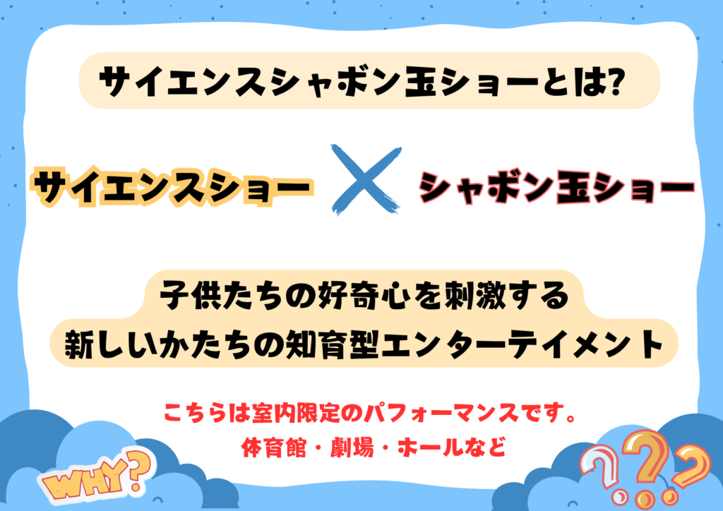 サイエンスシャボン玉ショー