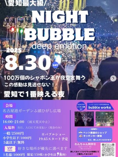 ナイトバブルショー