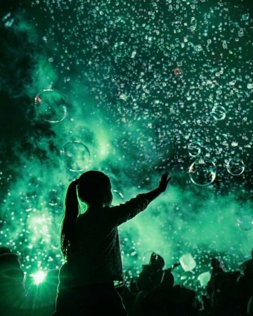 ナイトバブルショー