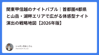 関東甲信越のナイトバブルショー｜首都圏7都県13会場の実装実績と地域戦略【2026年版】